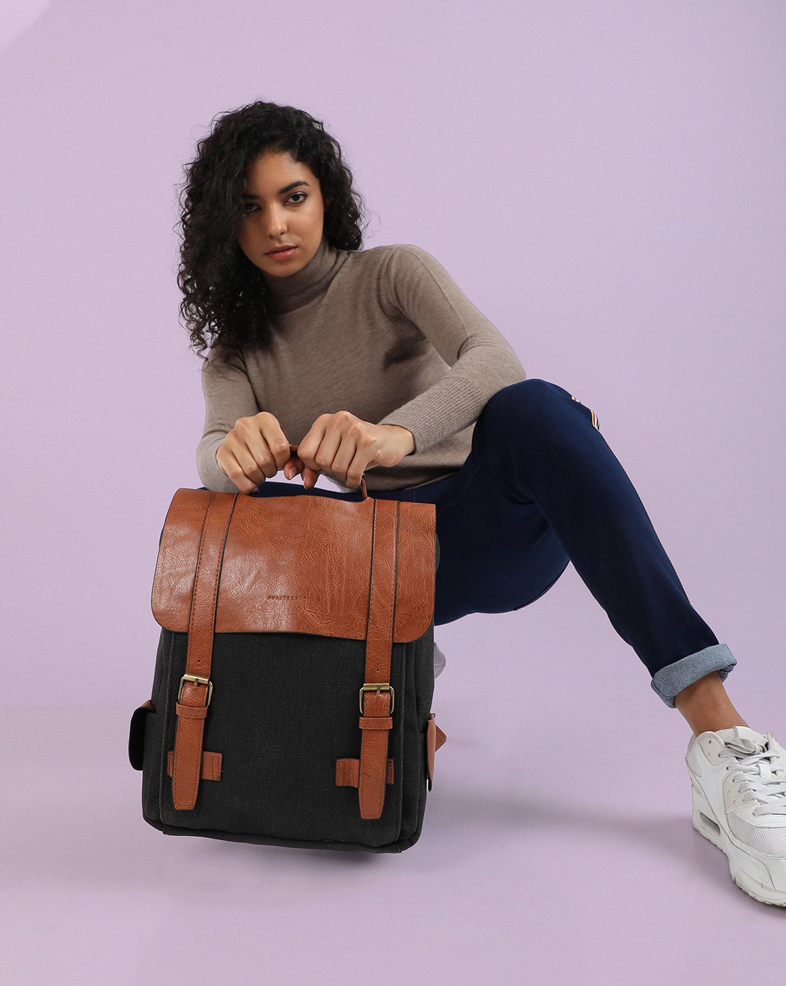 Women's Black Backpack