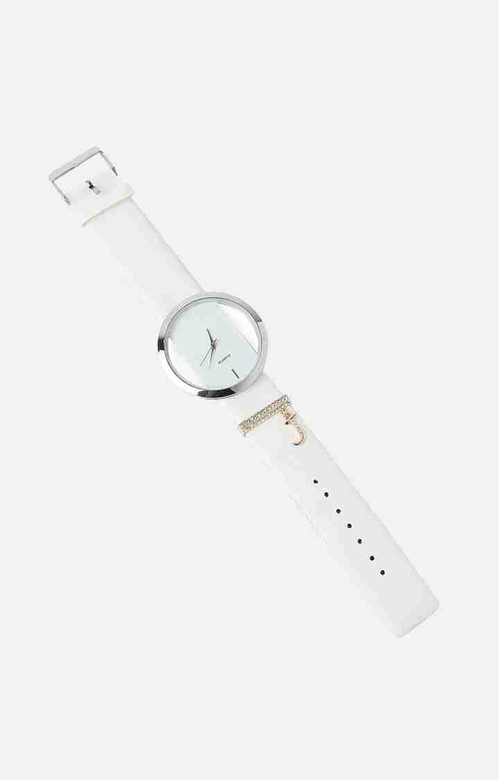 Women's Leather Strap Analogue Watch