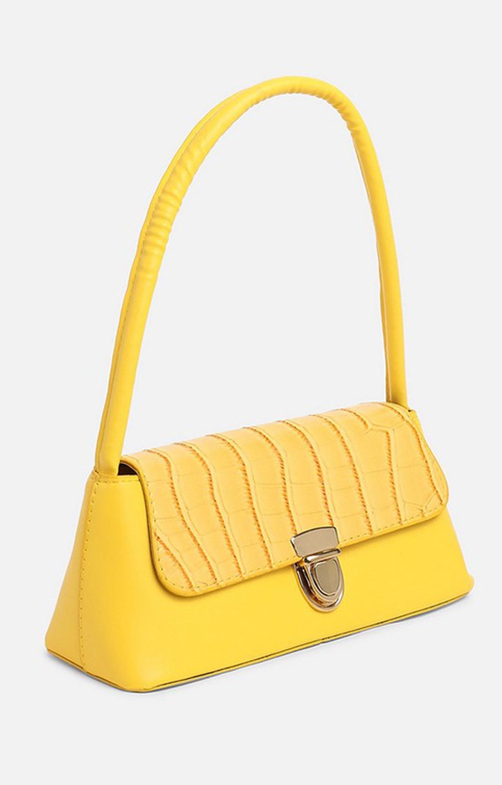 Women's Yellow Handbag