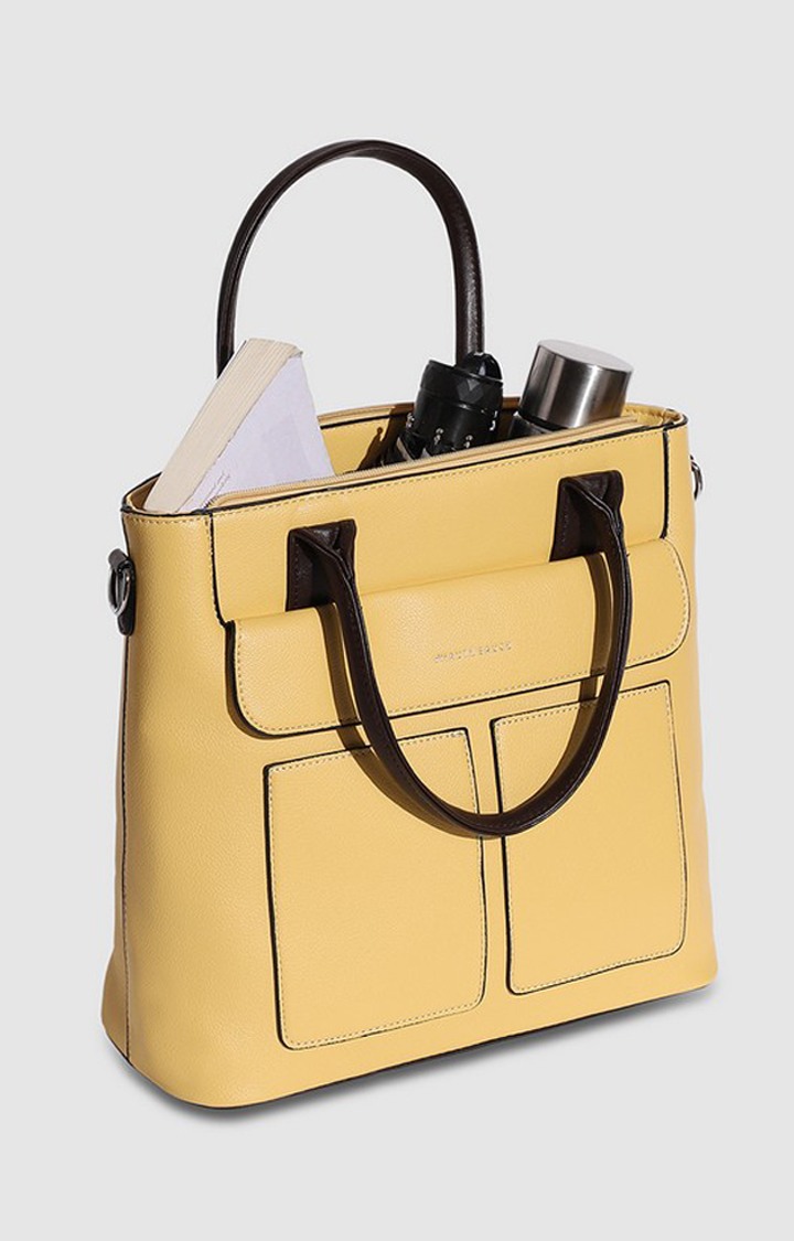 Women's Yellow Handbag