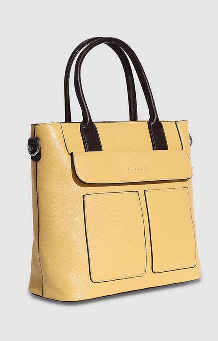 Women's Yellow Handbag