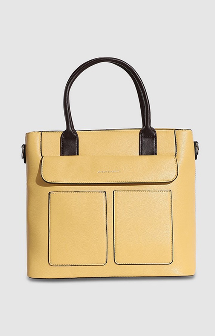 Women's Yellow Handbag