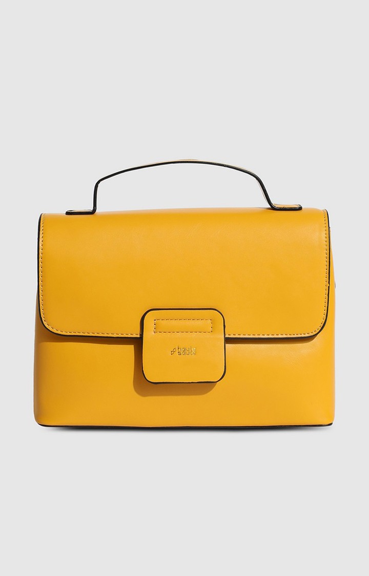 Women's Yellow Handbag