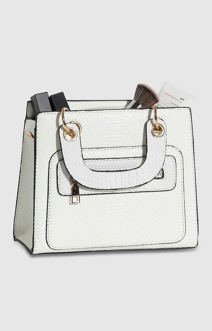 Women's White Handbag