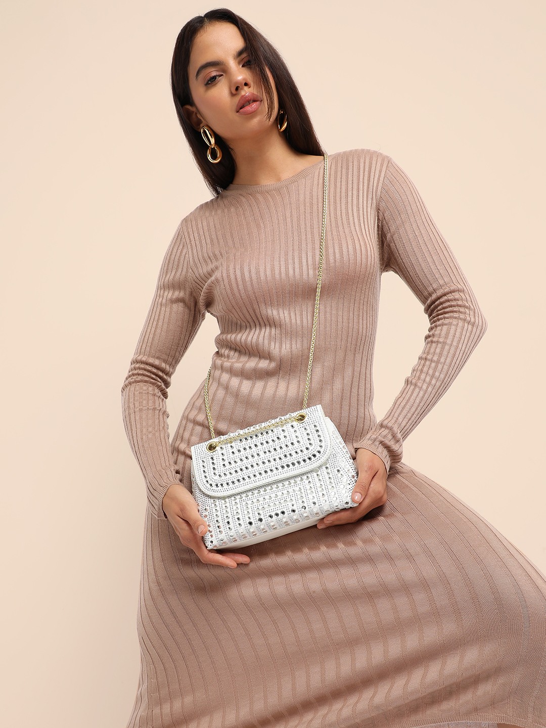 Women's White Handbag
