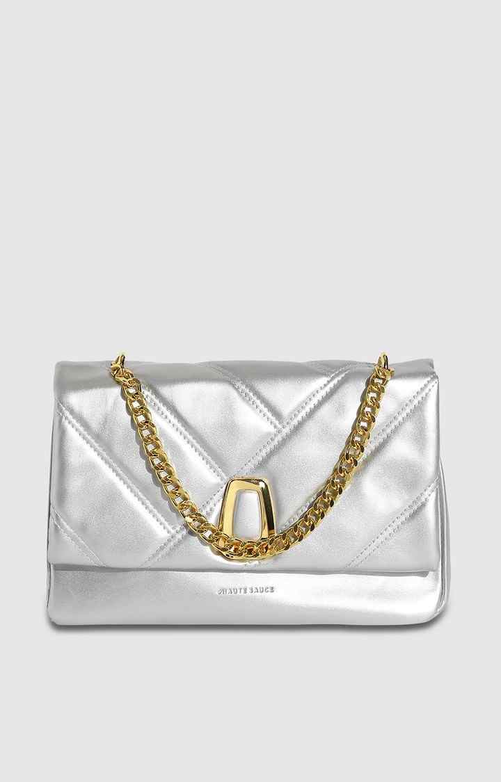 Women's Silver Handbag