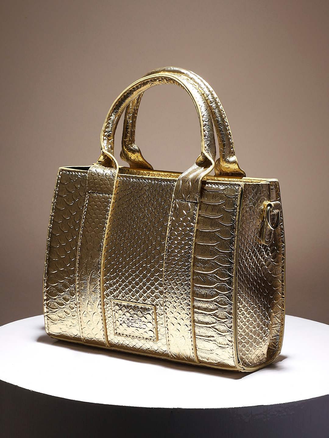 Women's Gold Handbag