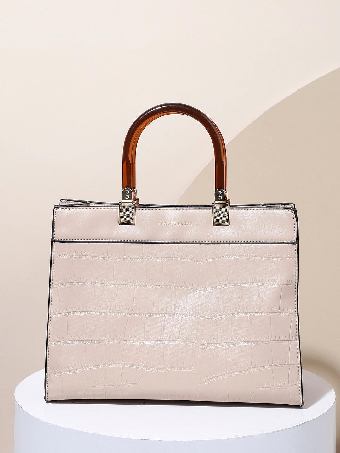 Women's Beige Handbag