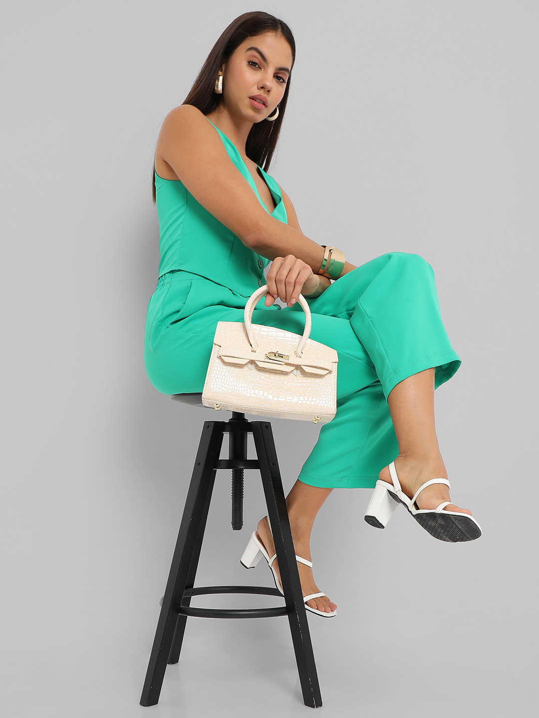 Women's White Handbag