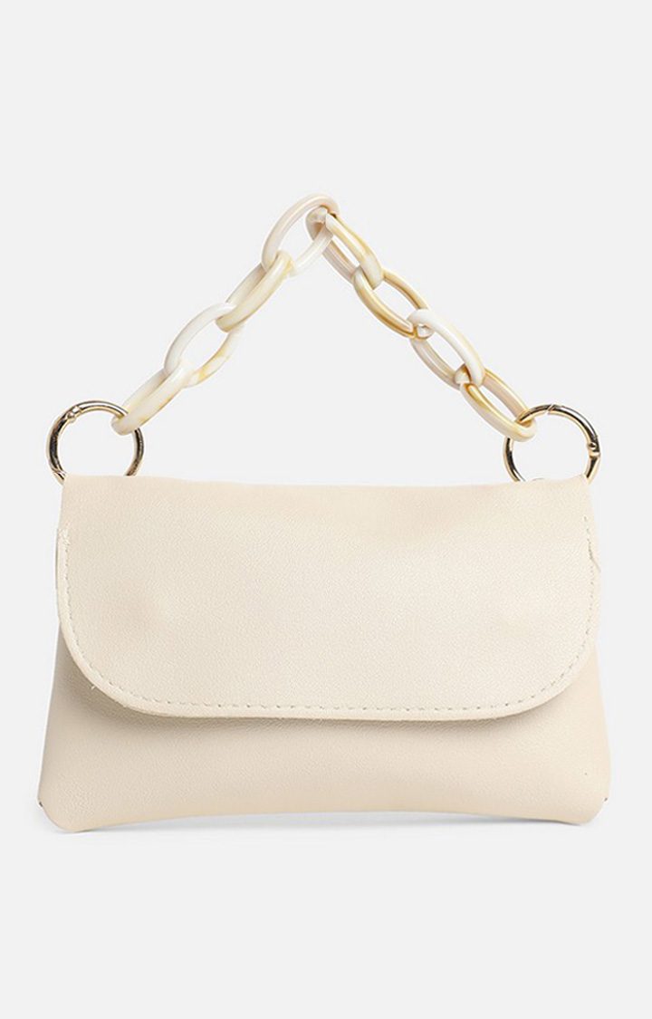 Women's White Handbag