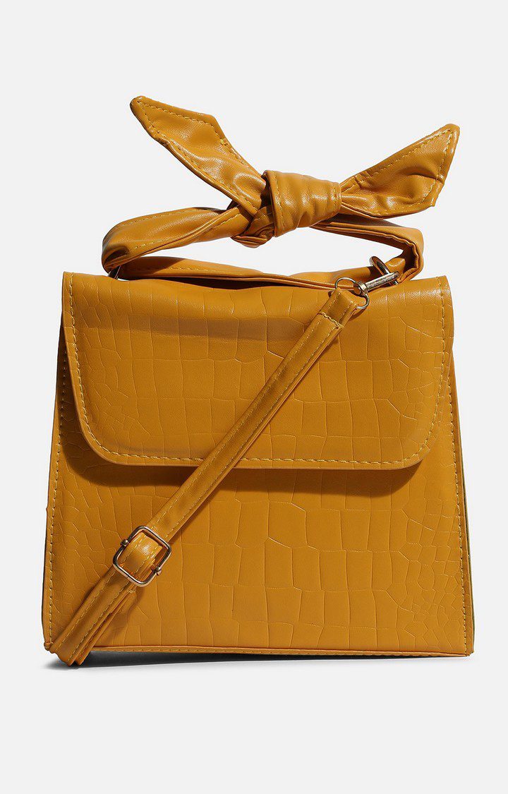 Women's Yellow Handbag