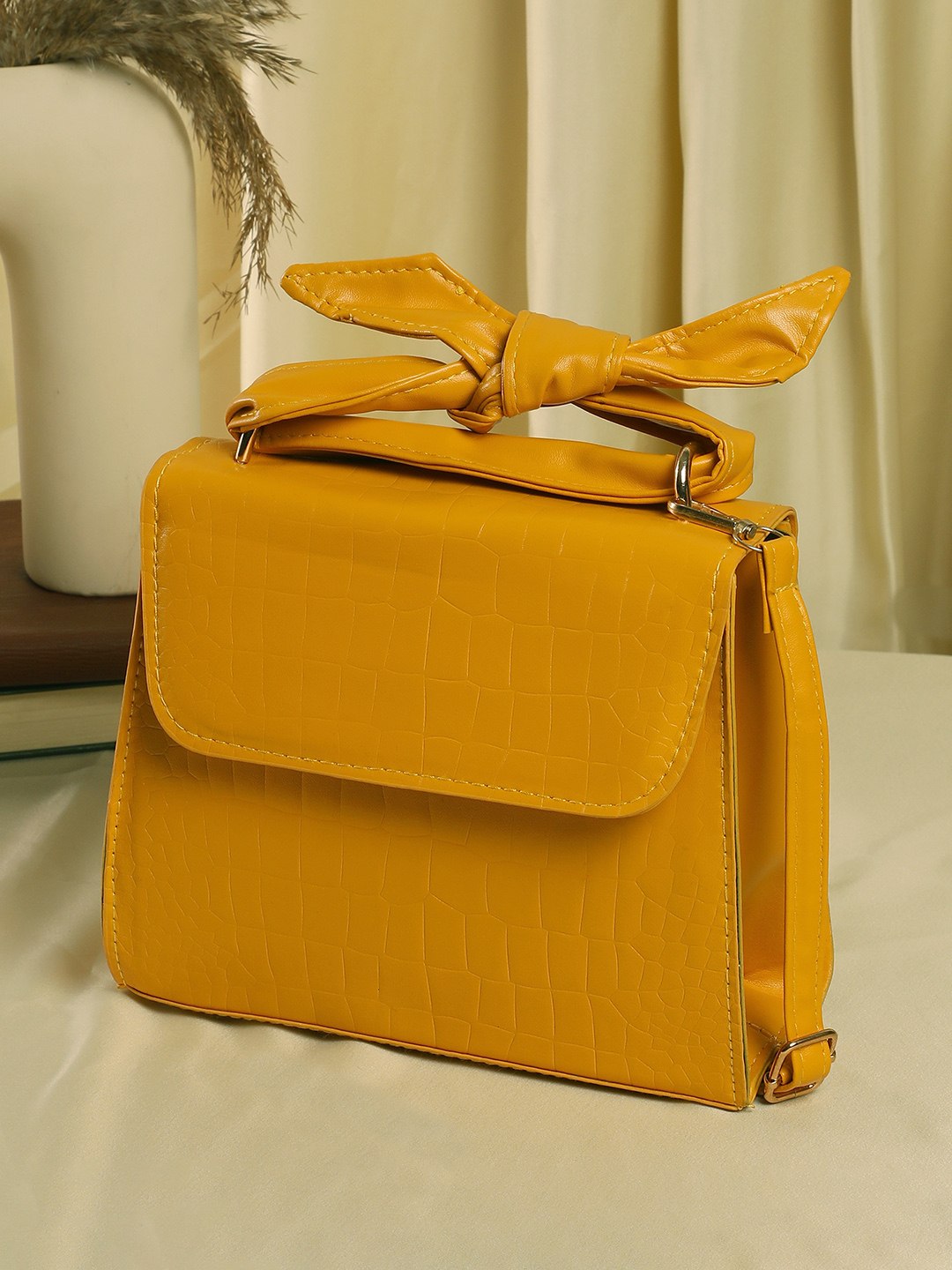 Women's Yellow Handbag