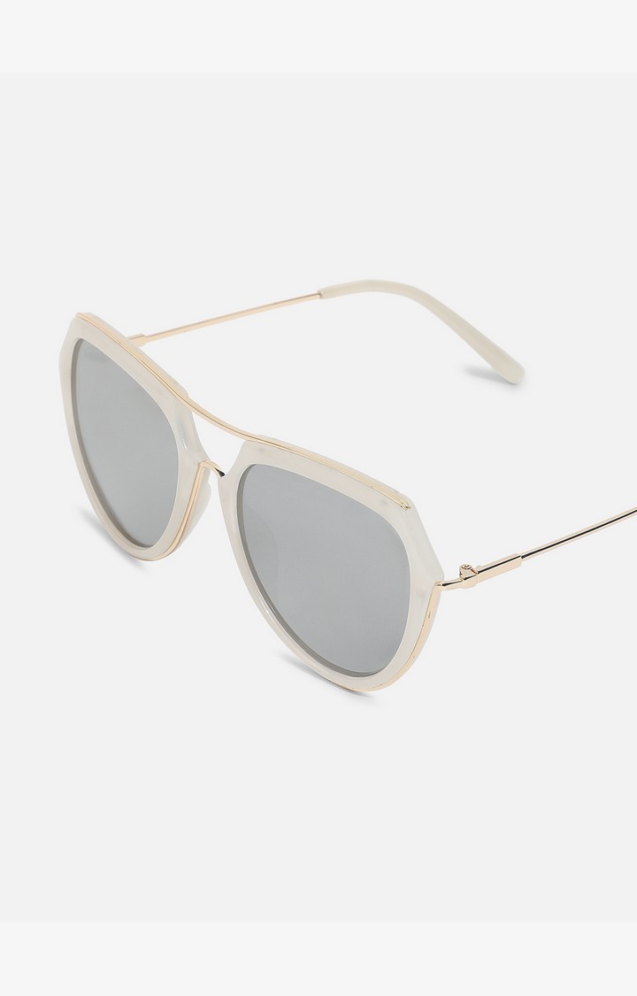 Haute Sauce By Campus Sutra Women Aviator Polarised Lens Sunglasses