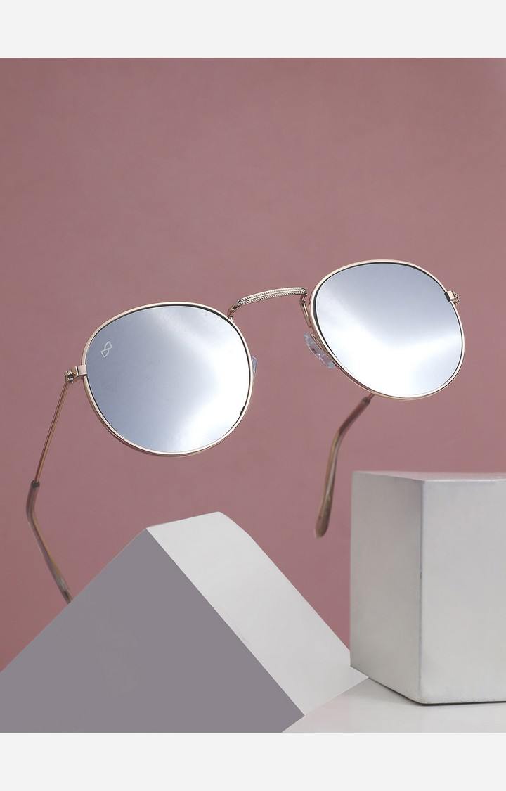 Haute Sauce By Campus Sutra Women Round Sunglasses With Polarised Lens Aw23_Hssg1432