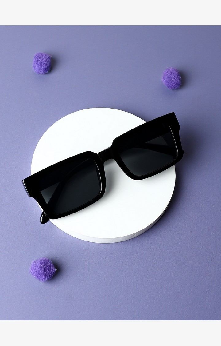 Haute Sauce By Campus Sutra Women Rectangle Sunglasses With Polarised Lens Aw23_Hssg2253