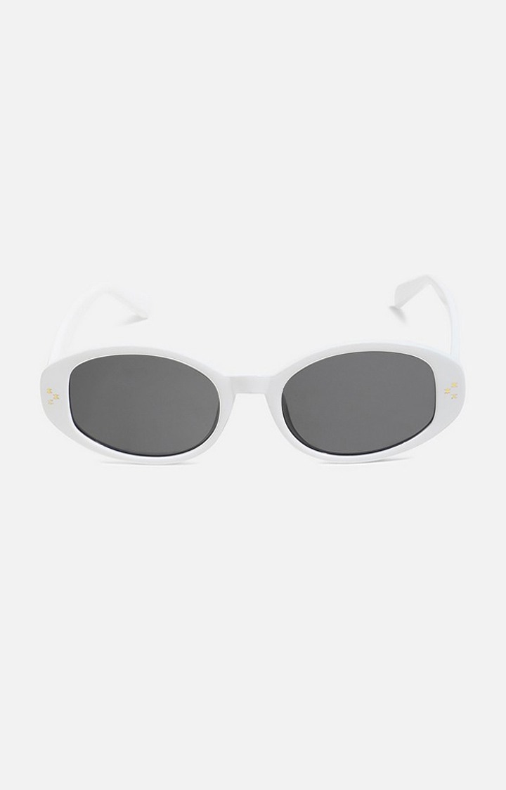Haute Sauce By Campus Sutra Unisex Oval Sunglasses With Uv Protected Lens