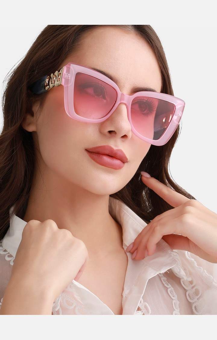 Haute Sauce By Campus Sutra Women Oversized Sunglasses With Uv Protected Aw23_Hssg2267