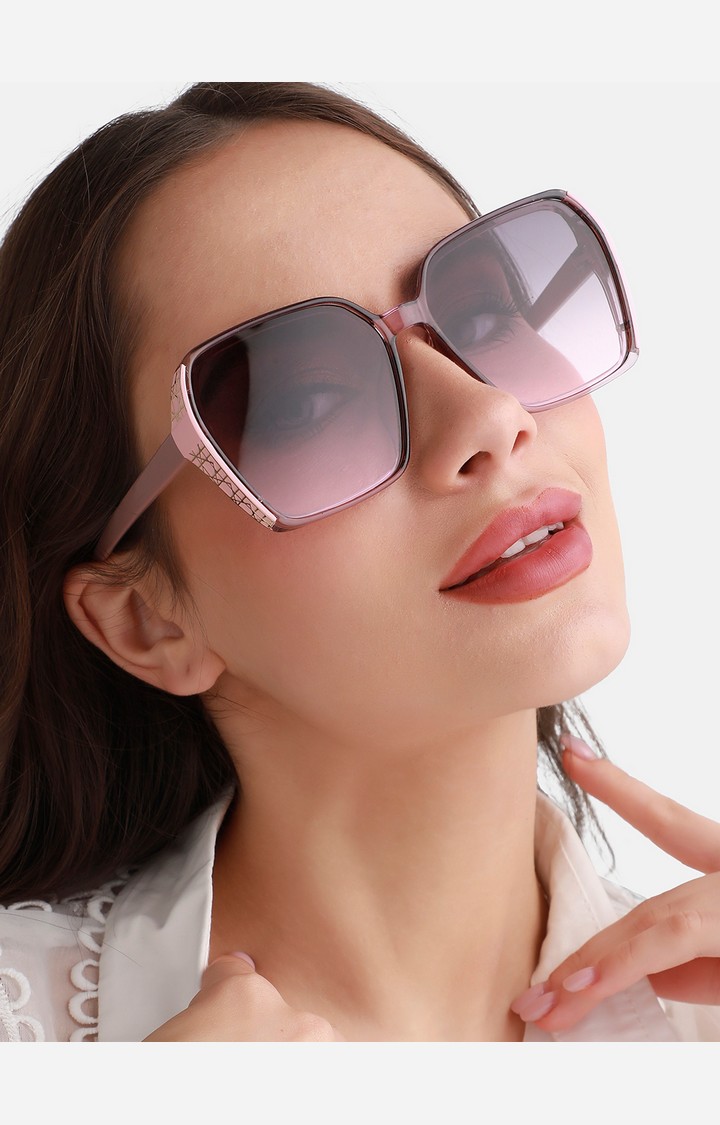 Haute Sauce By Campus Sutra Women Oversized Sunglasses With Uv Protected Aw23_Hssg2272