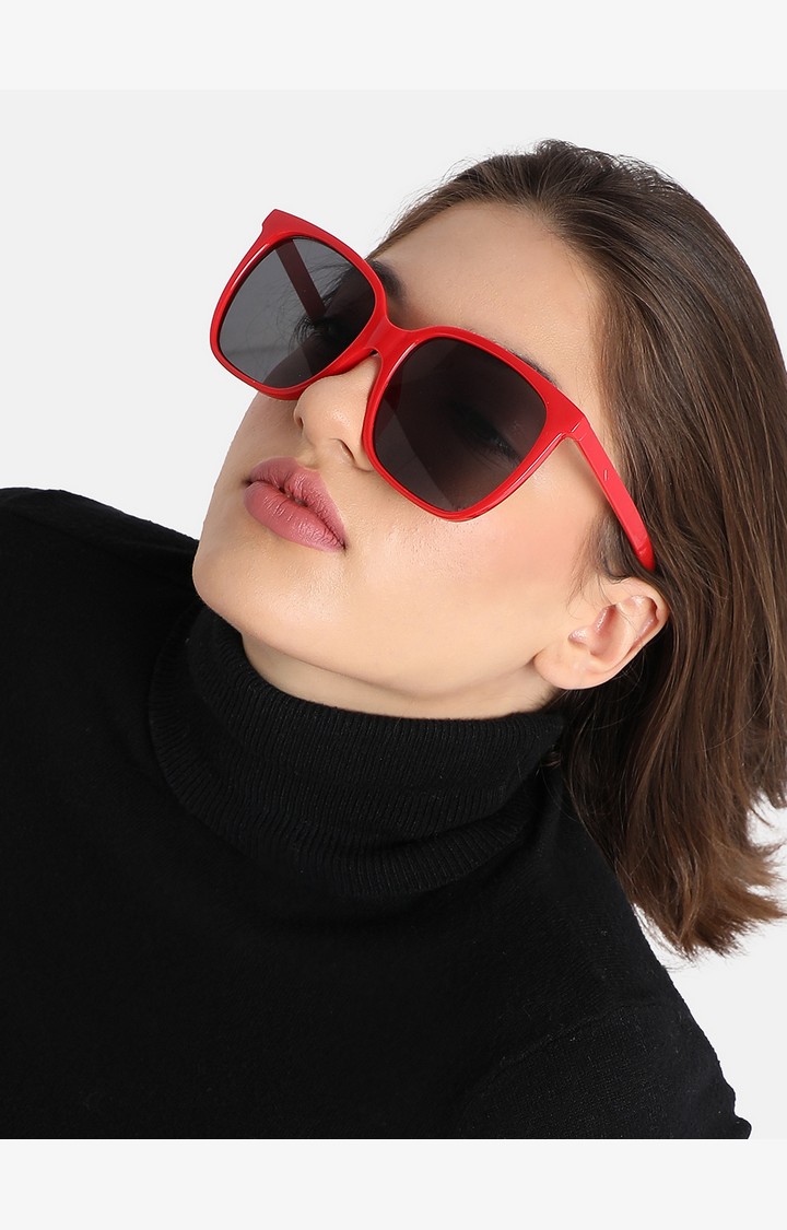 Haute Sauce By Campus Sutra Women Oversized Sunglasses With Polarised Lens