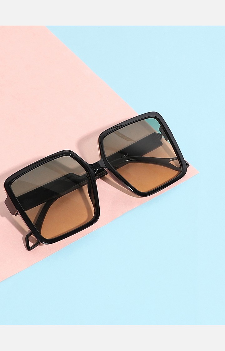 Haute Sauce By Campus Sutra Women Oversized Sunglasses With Polarised Lens Aw24_Hssg1254