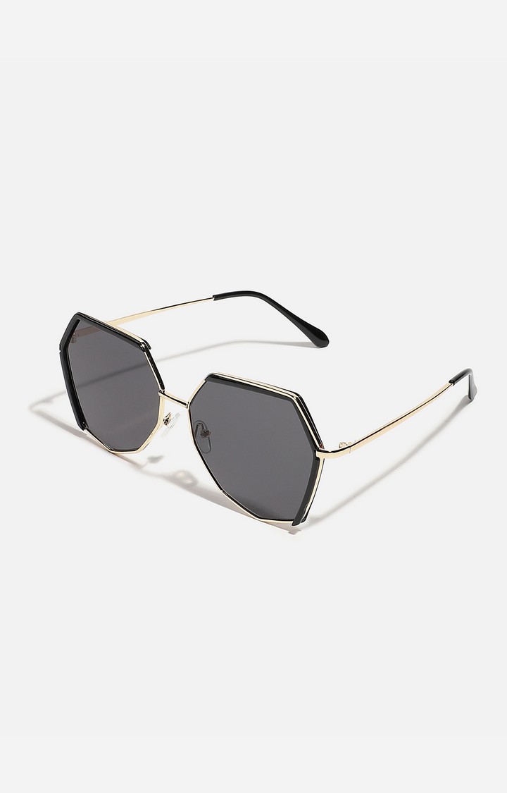 Haute Sauce By Campus Sutra Women Oversized Sunglasses With Polarised Lens Aw24_Hssg1361