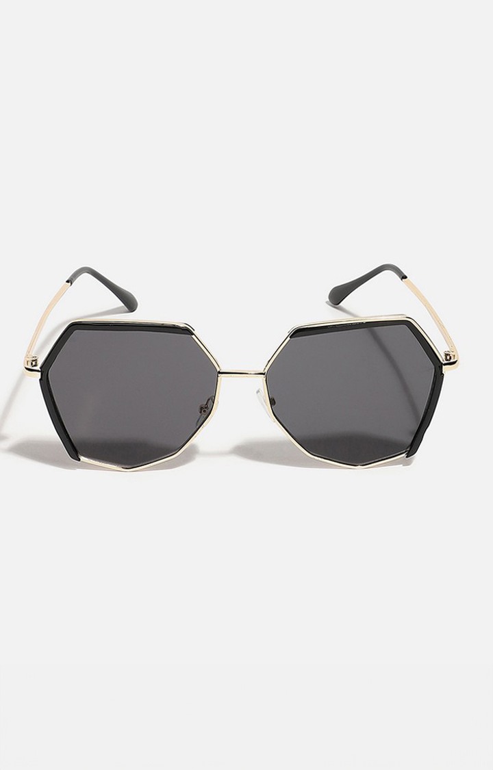 Haute Sauce By Campus Sutra Women Oversized Sunglasses With Polarised Lens Aw24_Hssg1361