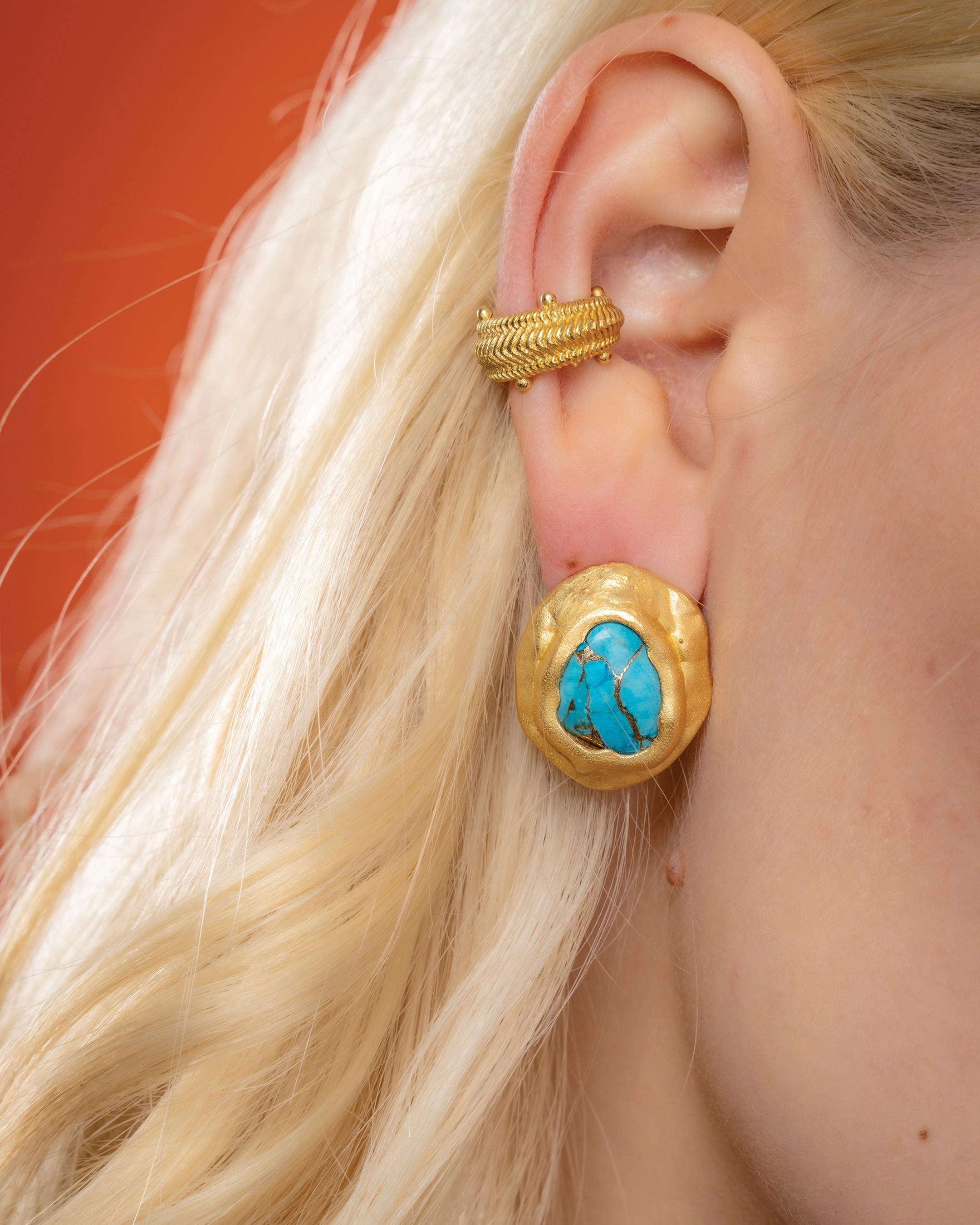 Turquoise Ocean Studs