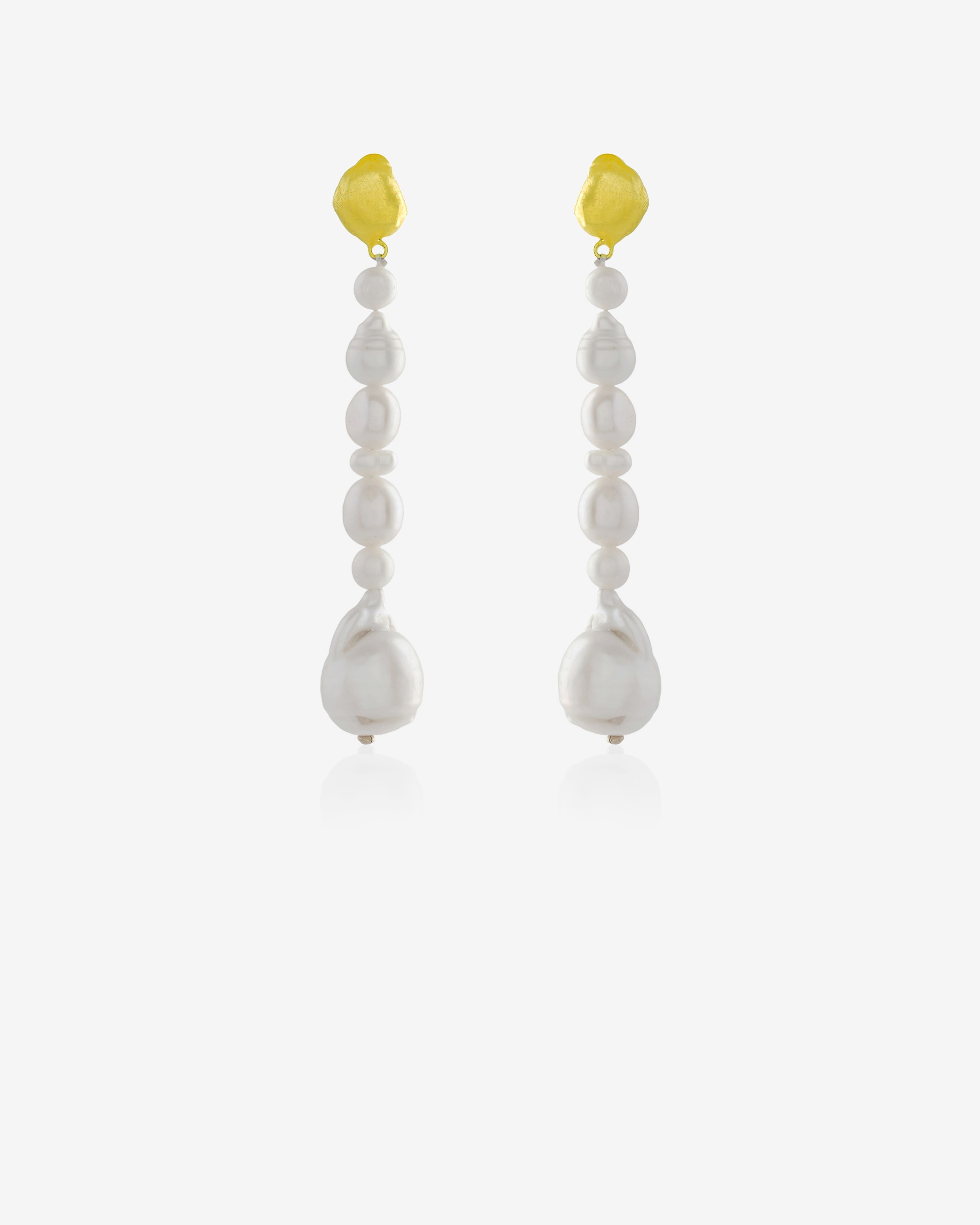 Mishappened Pearl Earrings