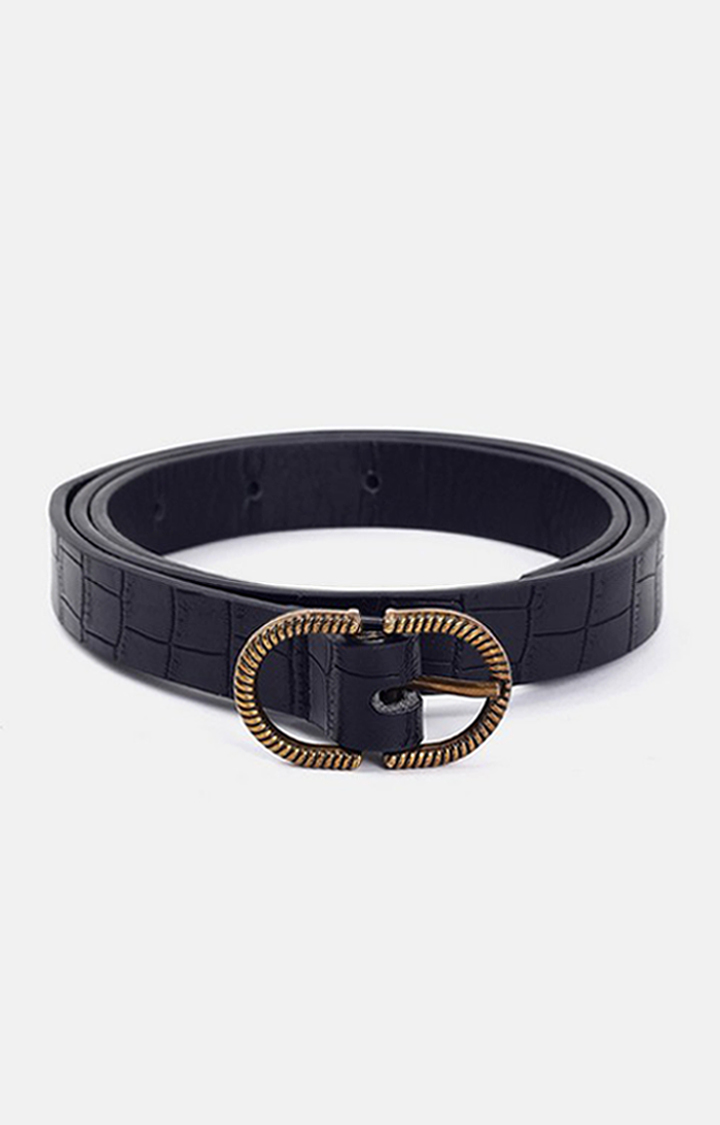 Haute Sauce By Campus Sutra Black Textured Single Clothing Accessory