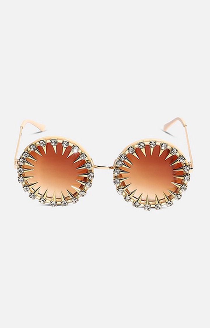 Haute Sauce By Campus Sutra Women Round Sunglasses With Uv Protected Lens Sunglasses