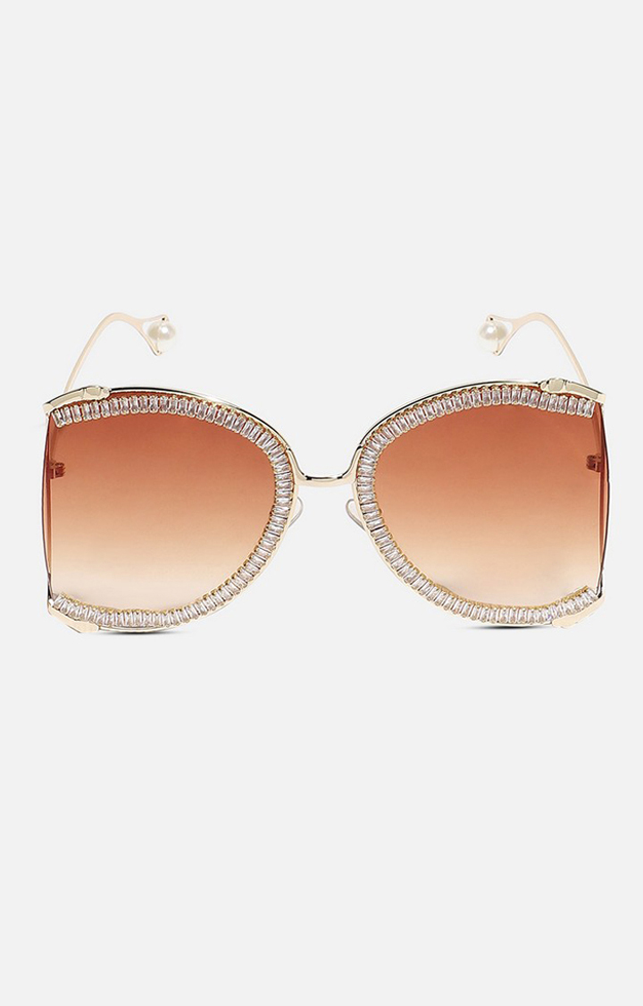 Haute Sauce By Campus Sutra Women Round Sunglasses With Uv Protected Lens Sunglasses
