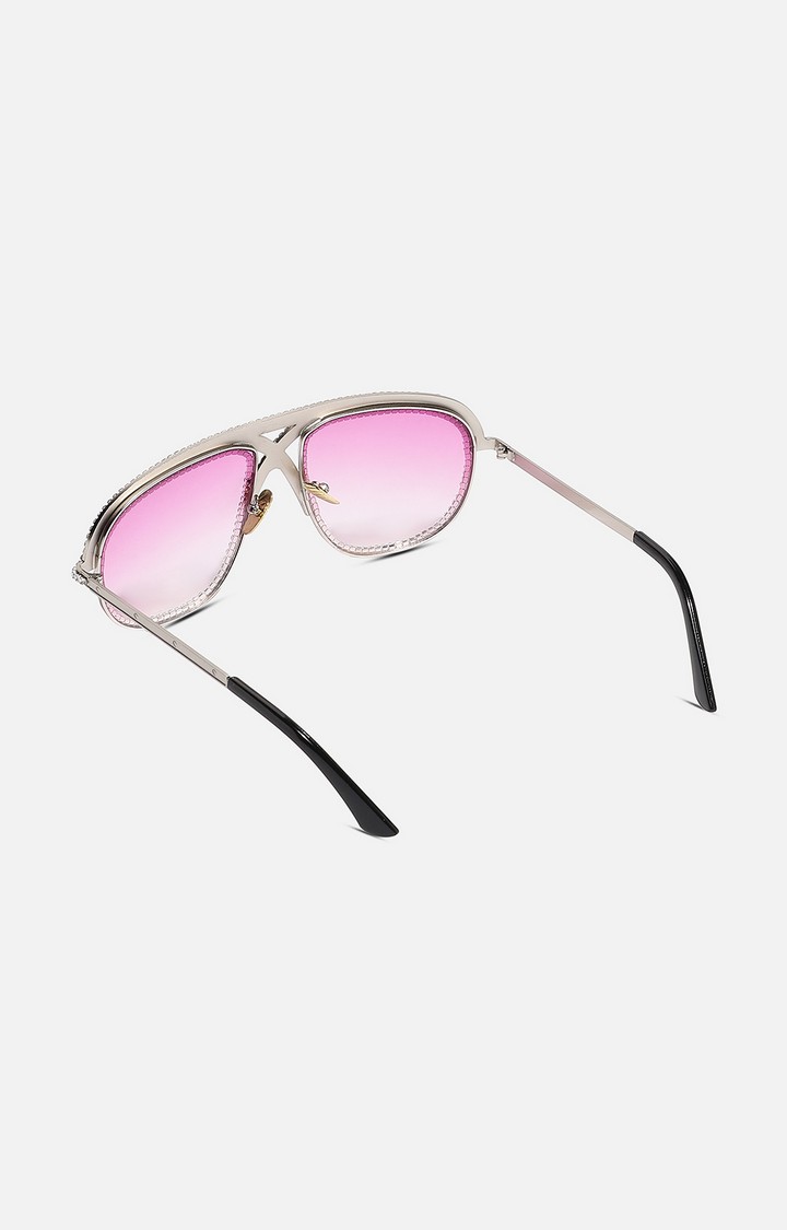 Haute Sauce By Campus Sutra Women Oversized Sunglasses With Uv Protected Lens Sunglasses