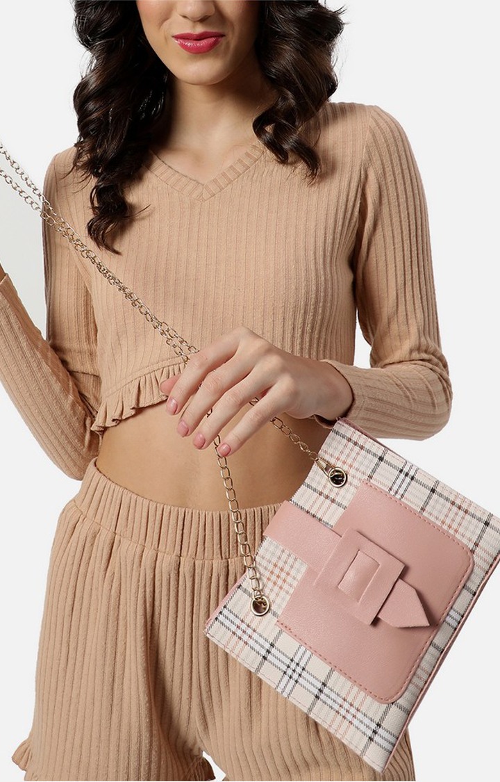 Women's Peach Handbag
