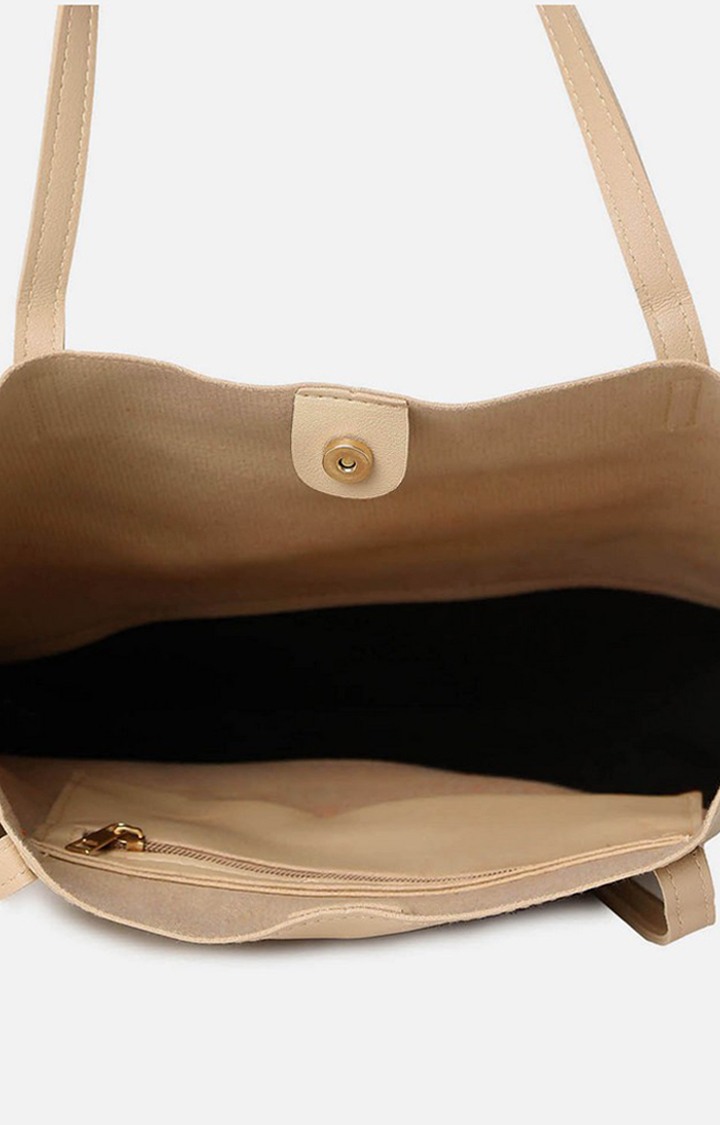 Women's Beige Handbag