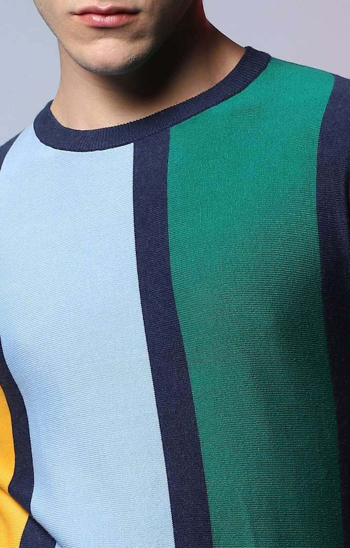 Men's Multi Striped Sweatshirts
