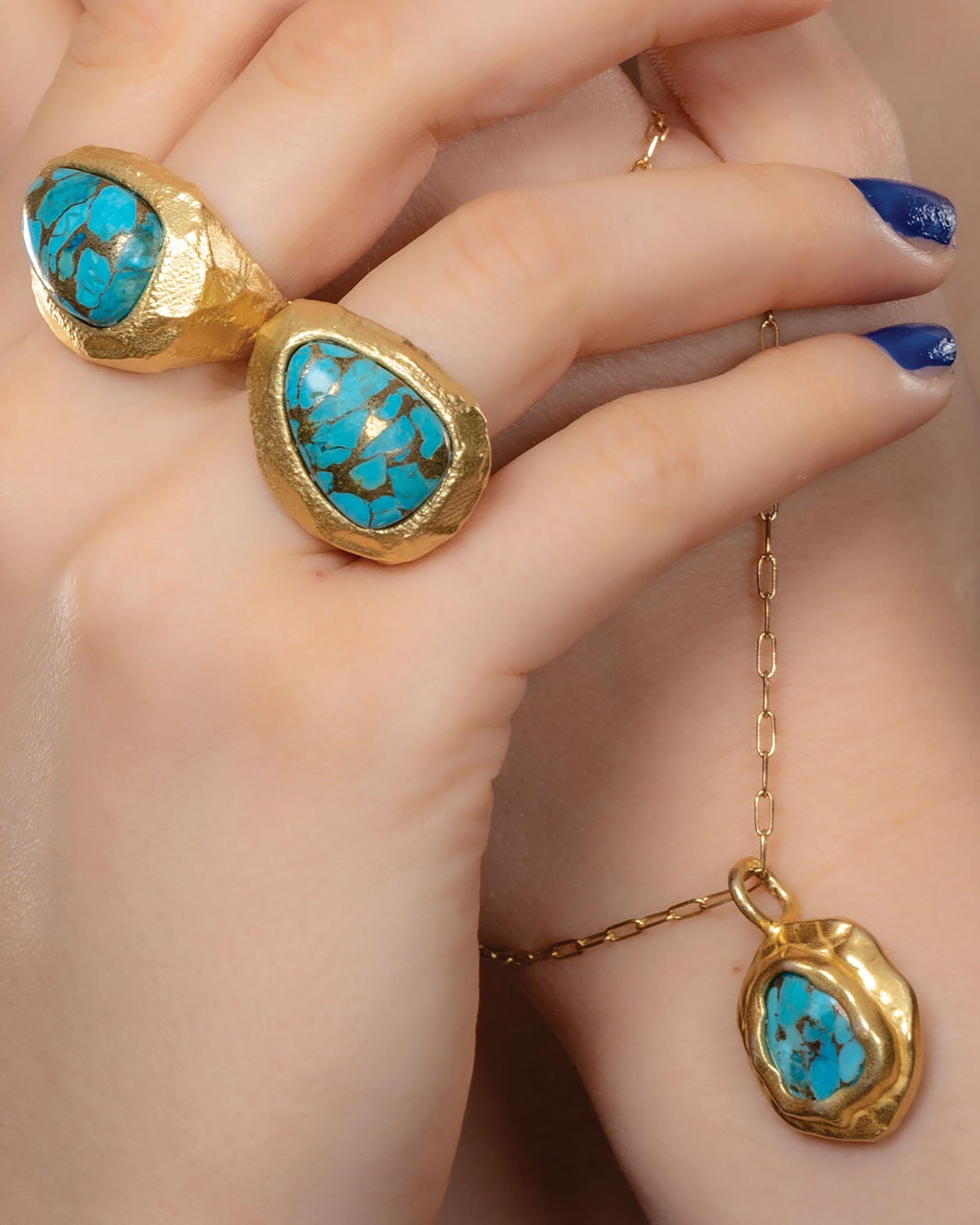 Turquoise Mineral Necklace