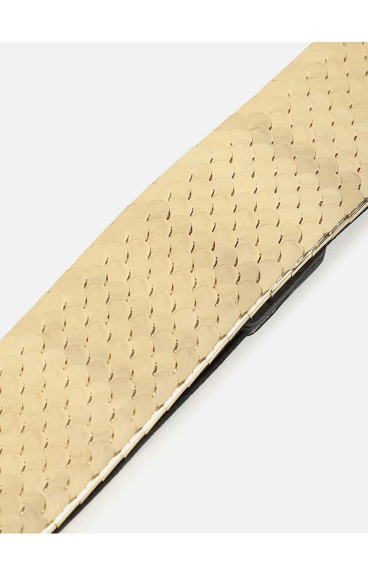 Haute Sauce By Campus Sutra Gold Embellished Single Clothing Accessory