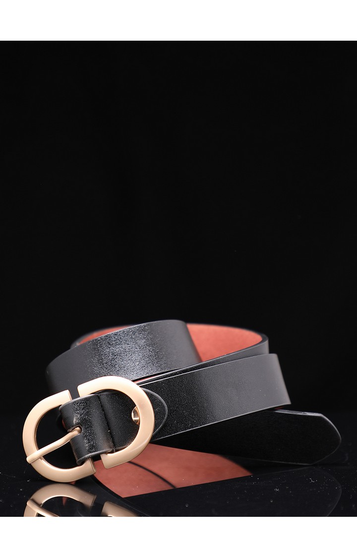 Haute Sauce By Campus Sutra Black Solid Single Clothing Accessory