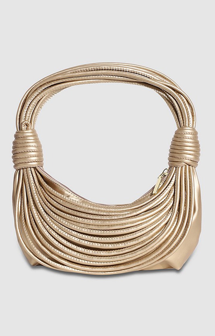 Women's Gold Handbag
