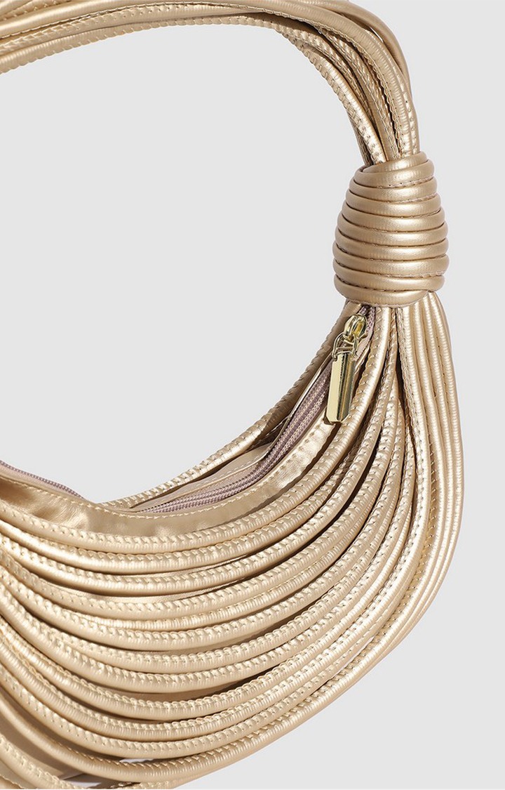 Women's Gold Handbag