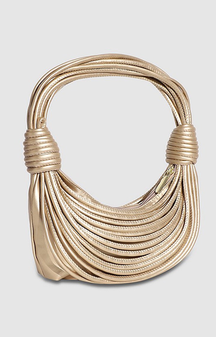 Women's Gold Handbag