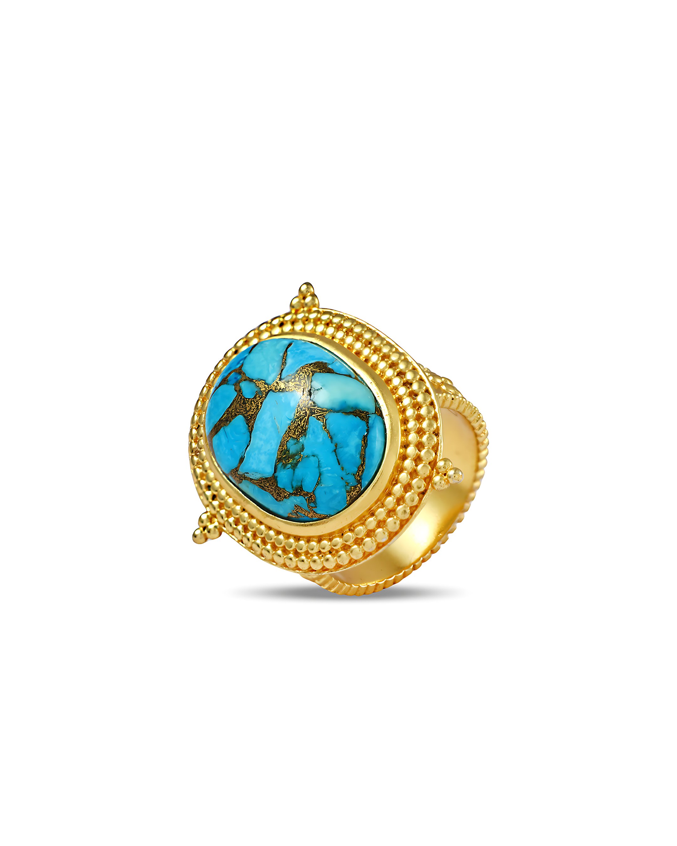 Turquoise Emblem Ring