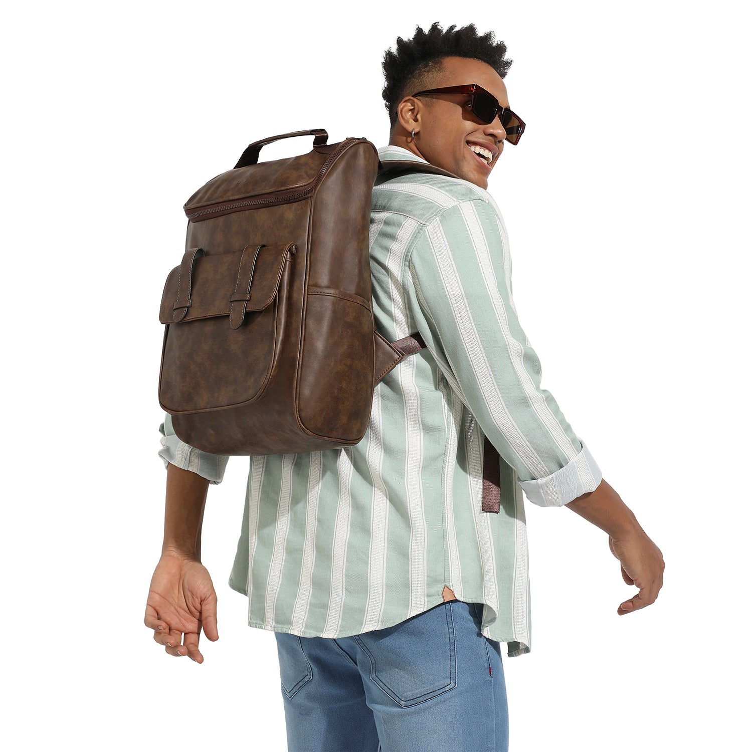 Women's Brown Backpack