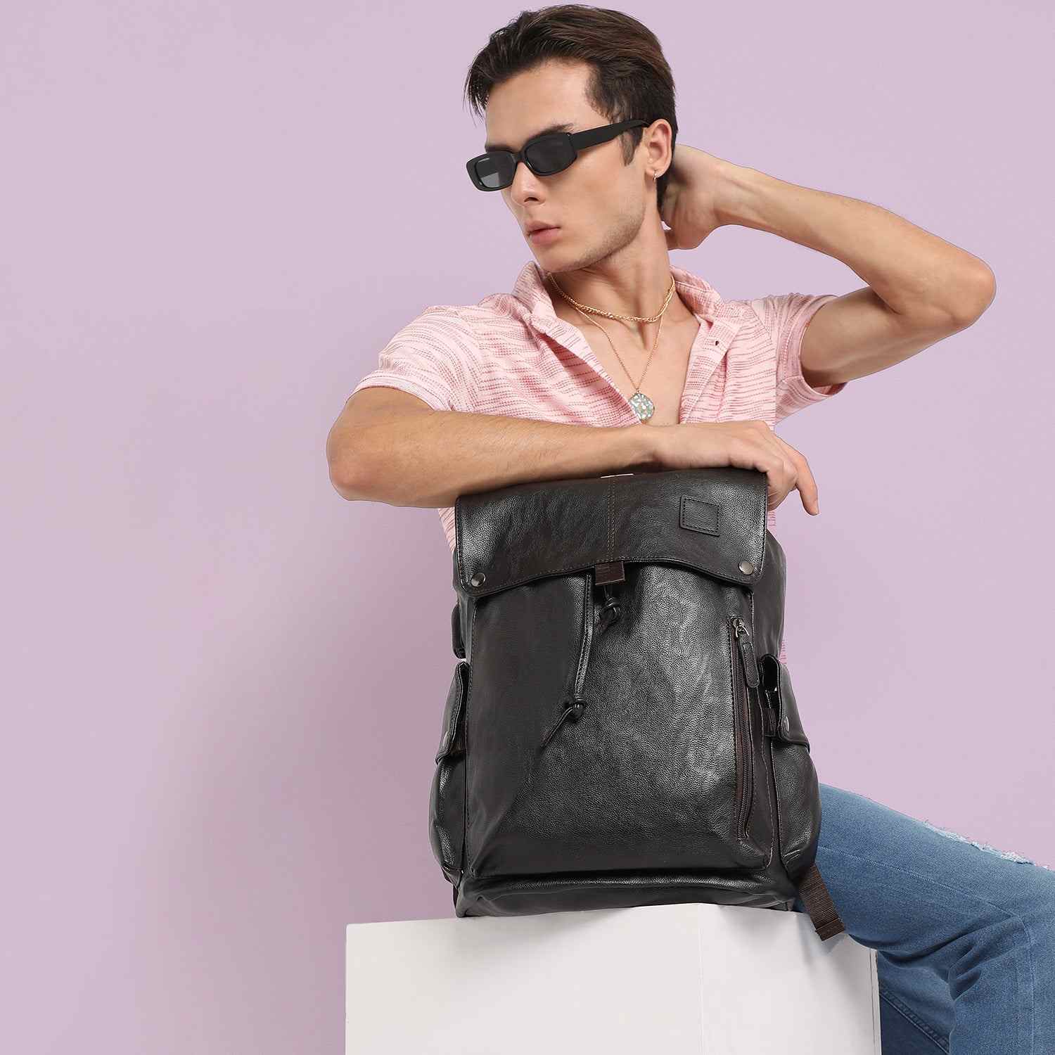 Women's Brown Backpack