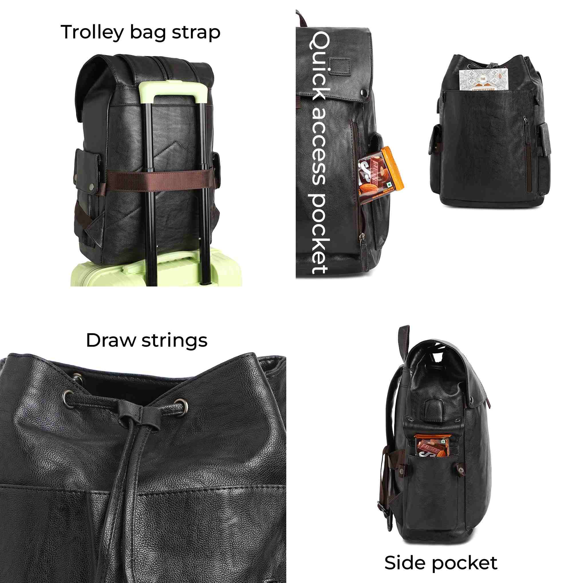 Women's Brown Backpack