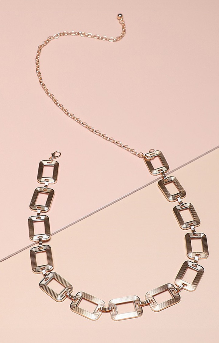 Women's Gold Solid Single Clothing Accessory