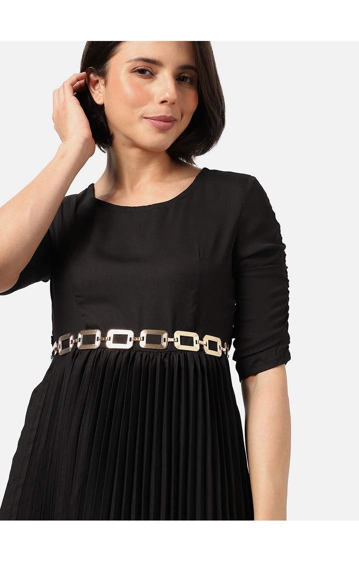 Women's Gold Solid Single Clothing Accessory