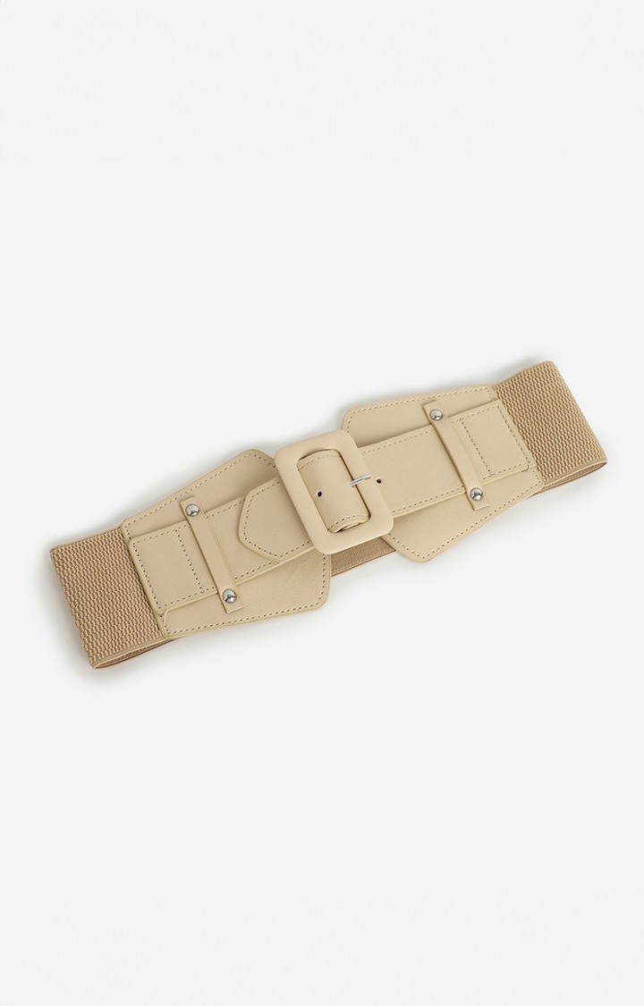 Haute Sauce By Campus Sutra White Solid Single Clothing Accessory