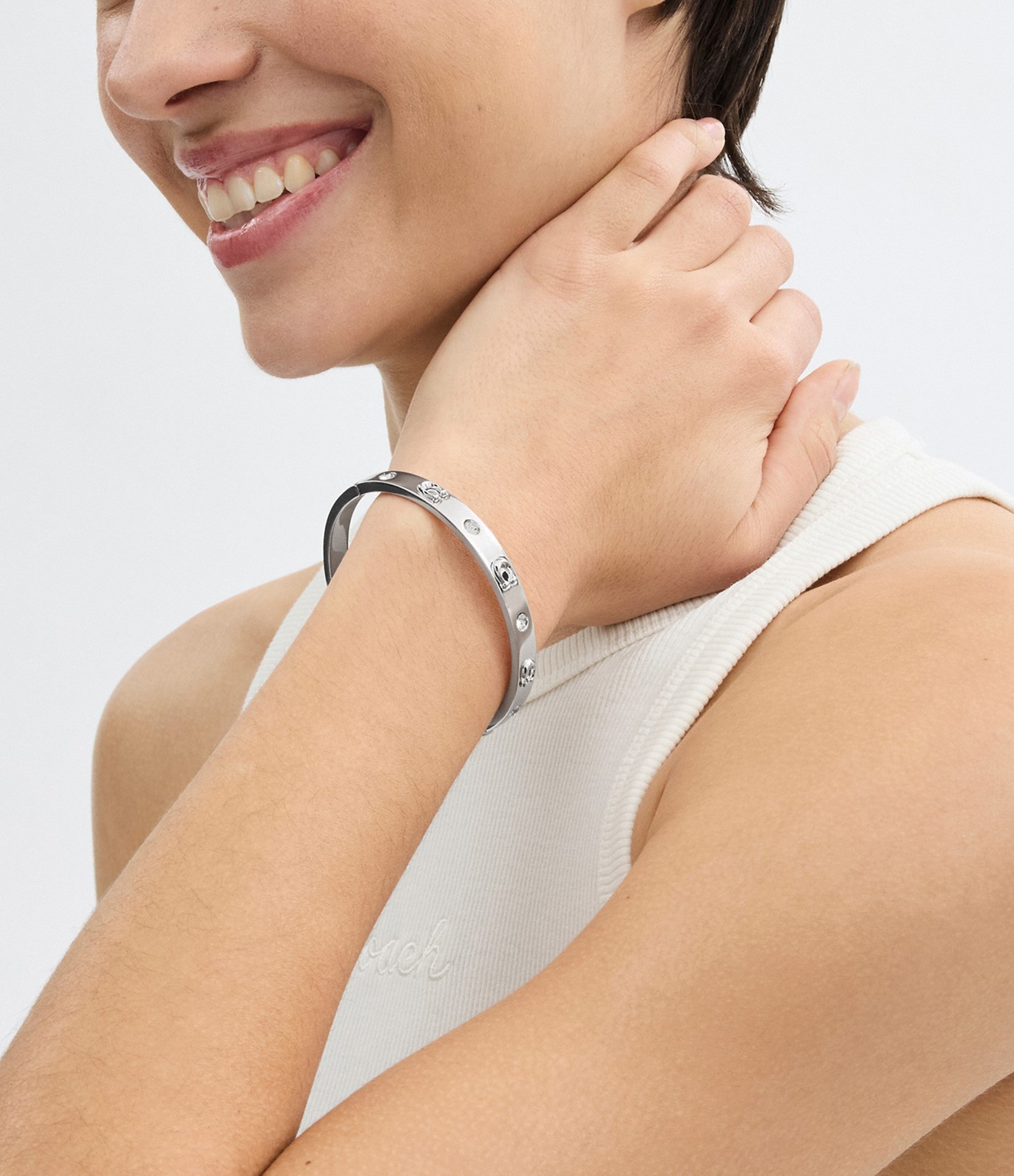 Signature Stone Bangle Bracelet