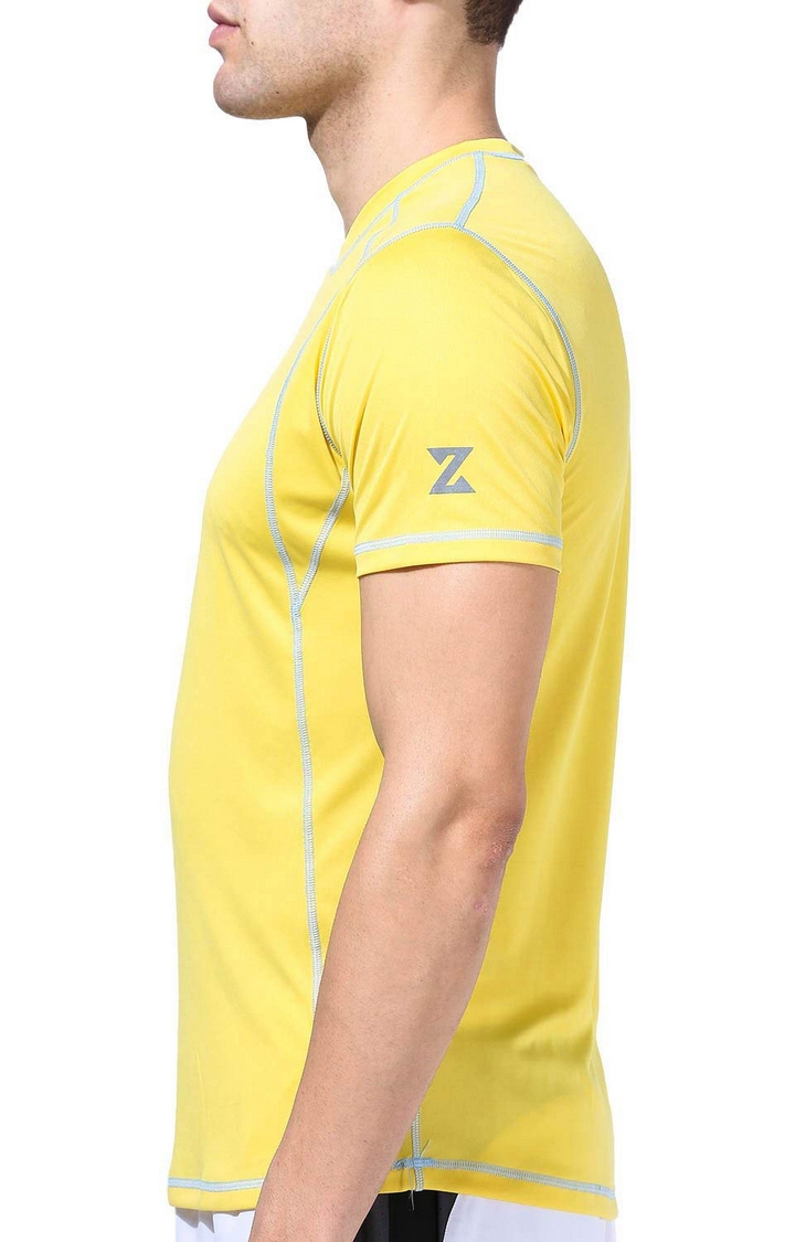 Azani | Yellow Printed Activewear T-Shirt 4